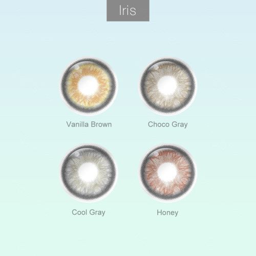 IRIS colored contact lenses in various colors