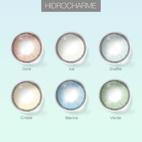 Hidrocharme colored contact lenses color range