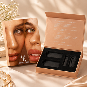 Custom Logo Contact Lenses Packaging Magnetic Box