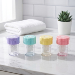 Colorful Contact Lens Washing Machine Portable Manual Contact Lens Cleaner Eco-Friendly Cleaning Box