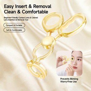 Beginner Silicone Contact Lens Applicator Eyelid Retractor Tool Set